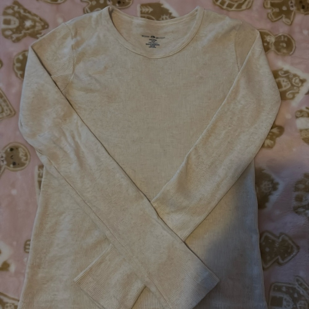 Ribbed long sleeve